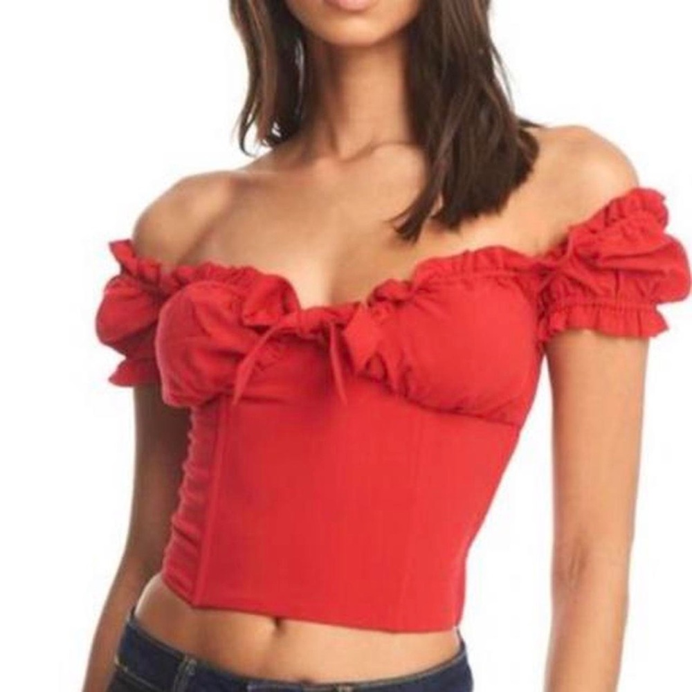 I AM GIA NAOMI TOP RED XS ❤️‍🩹❤️‍🩹❤️‍🩹❤️‍🩹